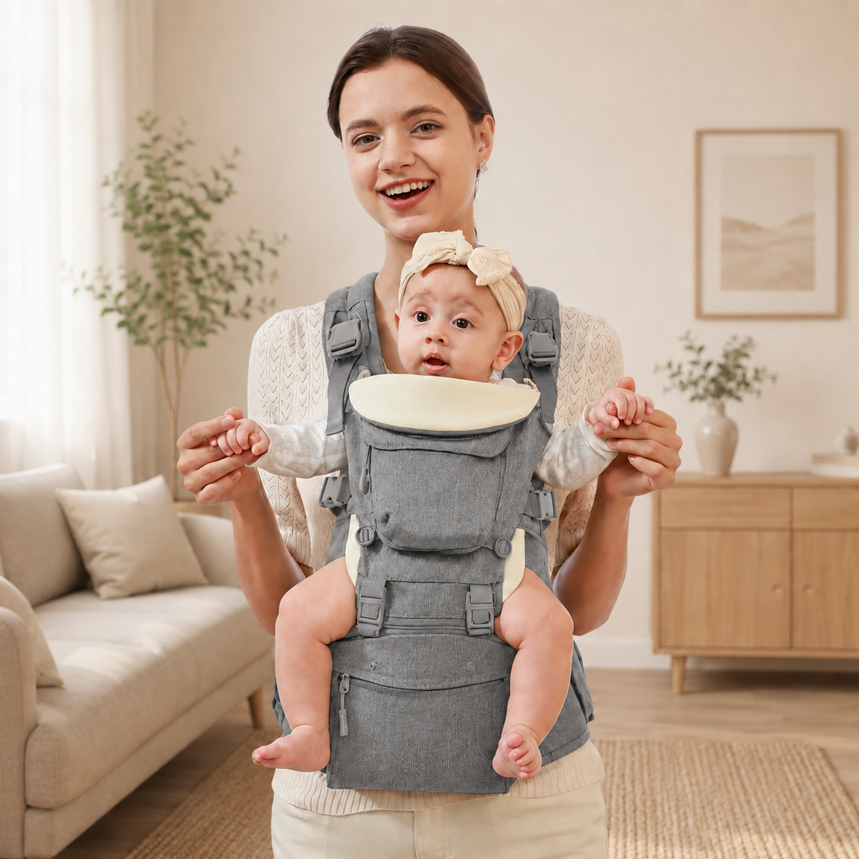 Porte-bébé ergonomique ultra-confort Koaloon™
