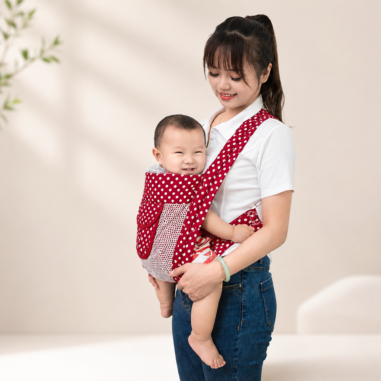 Porte-bébé multifonctionnel en maille Koaloon™