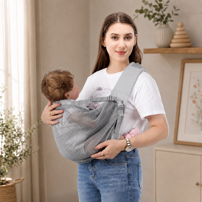 Porte-bébé physiologique réglable en maille respirante Koaloon™