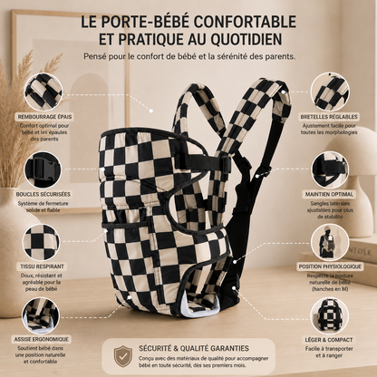 Porte-Bébé Respirant 4 Positions Koaloon™