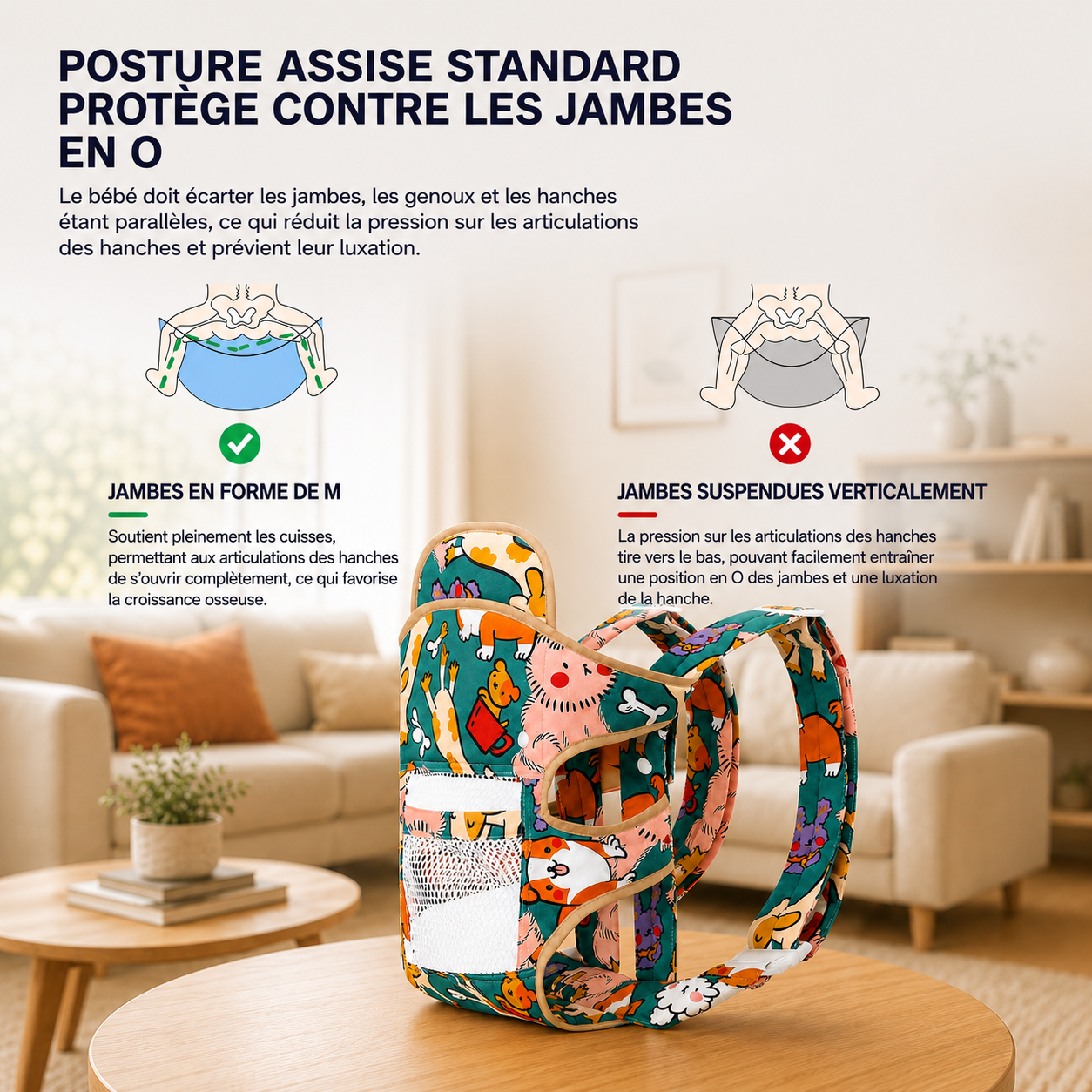 Porte-Bébé Multifonctionnel Physiologique Koaloon™