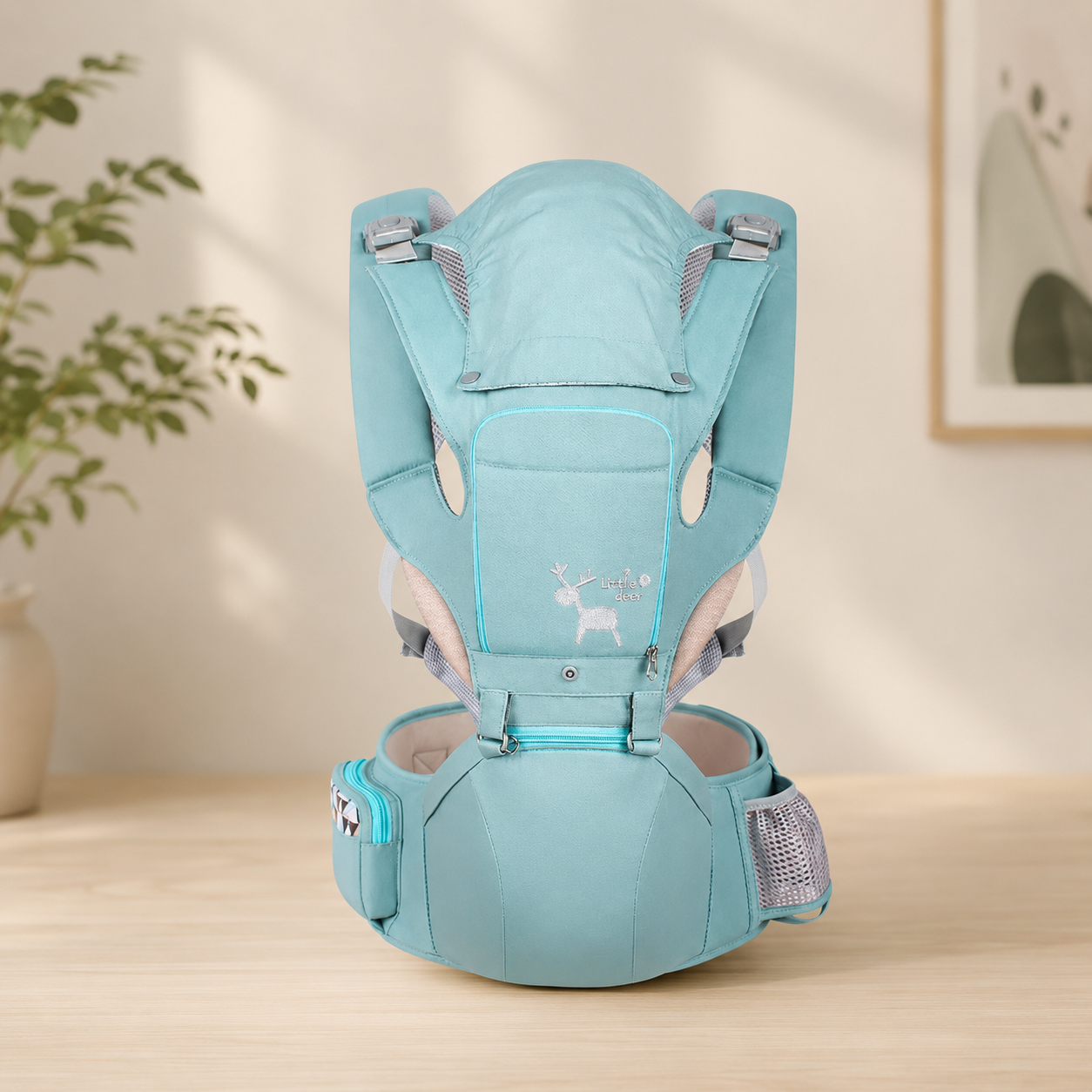 Porte-bébé Physiologique avec Siège de Hanche Koaloon™
