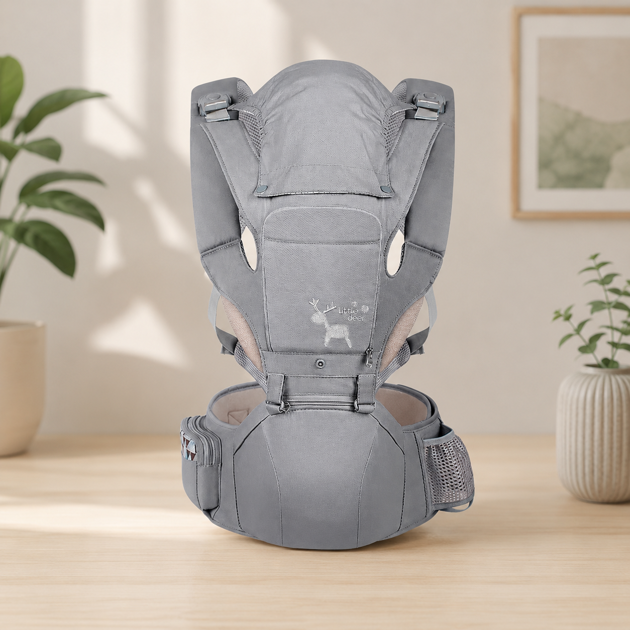 Porte-bébé Physiologique avec Siège de Hanche Koaloon™