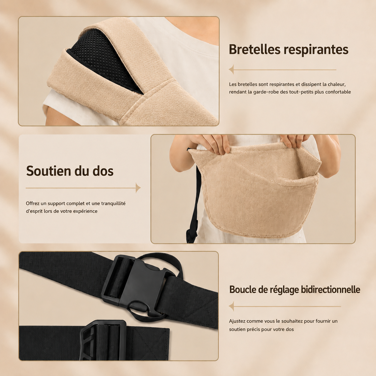 Porte-bébé de hanche multifonction Koaloon™