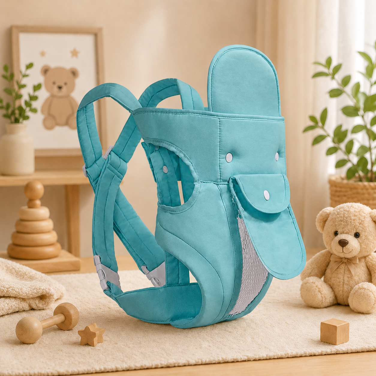 Porte-bébé Ergonomique avec bandoulière réglable Koaloon™