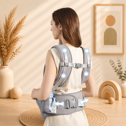 Porte-Bébé Ergonomique avec Siège de Hanche Koaloon™